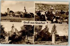 06268 O4240 Querfurt - Burg Denkmal Platz Opfer des Faschismus