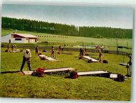 79843 W7827 Dittishausen Foto AK Minigolf und Schwimmbad
