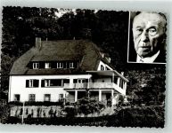 53604 W5340 Rhöndorf , Rhein Foto AK Haus Adenauer Portrait Kanzler Adenauer