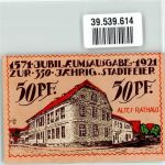 Angerburg Wegorzewo Notgeldschein Notgeld 50 Pfennig