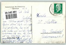 07586 O6514 Bad Köstritz - Sanatorium Speisesaal Kachelofen