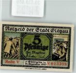 Glogau Glogow 1920 Notgeldschein Notgeld 5 Pfennig
