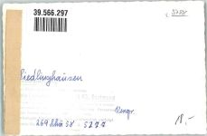 59955 W5788 Siedlinghausen FOTO KEINE AK Winter Schnee Ort handschriftlich