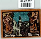 Grünberg Zielona Góra 1921 Notgeldschein Notgeld 50 Pfennig
