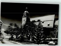 73235 W7315 Weilheim an der Teck Winter Peterskirche Nachts im Schnee