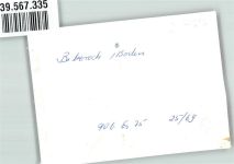 77781 W7616 Biberach , Baden FOTO KEINE AK Ort handschriftlich