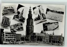 9711 Groningen 1959 Foto AK Kirche Schwimmbad
