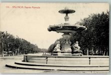 Valencia - Denkmal Brunnen Fuente Alameda