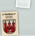 79235 W7818 Burkheim , Kaiserstuhl Vignette Wappen