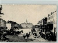 Elbing Elblag Lithographie Friedrich wilhelm Platz um 1850