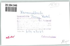 64689 W6149 Hammelbach FOTO KEINE AK Ort handschriftlich Pony Hotel Foto Original aus Archiv eines Ansichtskartenverlags