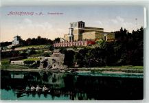 W8750 Aschaffenburg Pompejanum Rudern 1916