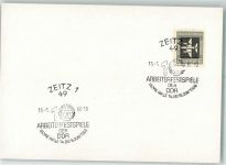 06712 O4900 Zeitz , Elster Sonderstempel 10. Arbeiterfestspiele der DDR 1968 Sonderstempel