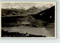 87509 W8970 Bühl a Alpsee Foto AK mit den beiden Alpseen Fotograf Hipp