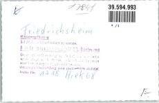 79429 W7841 Friedrichsheim FOTO KEINE AK Ort handschriftlich Foto Original aus Archiv eines Ansichtskartenverlags