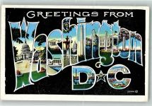 Washington D.C. 1936 - Grüße aus