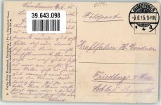Gumbinnen Gussew 1915 Gebrauchsspuren Feldpost WK I