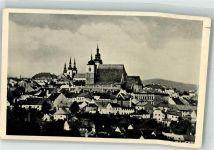 Jihlava Iglau Gebrauchsspuren Kirche Foto AK