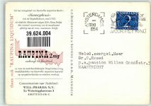 Hahn Bogen Miniaturen Pharma Werbung Raupina Motiv Indien Gebrauchsspuren