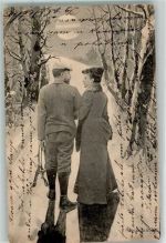 Skolik Wien Liebespaar Fotograf 1902 Mondschein