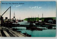Newhaven 1930 - Hafen Vogelschau