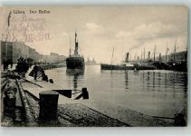 Libau Liepaja 1917 - Hafen Feldpost WK I