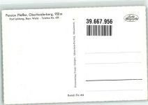 93470 W8491 Lohberg b Lam, Oberpf Foto AK Pension Pfeffer