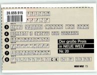 35260 W3570 Stadtallendorf 1985 Ganzsache Gasthaus Herrenwaldhalle