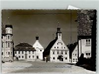 91171 W8547 Greding FOTO KEINE AK Marktplatz VW-Käfer Ort handschriftlich Foto Original aus Archiv eines Ansichtskartenverlags