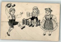 Tracht Akkordeon T Co. 1514. 5 Hofbräuhaus 1911