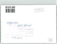 49565 W4550 Malgarten FOTO KEINE AK Hotel Helmich Ort handschriftlich Foto Original aus Archiv eines Ansichtskartenverlags