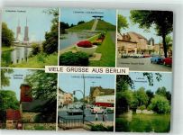 10115 W1000 Lichterfelde - Kraftwerk Denkmal Lilienthal Kirche Kaiser Wilhelm Straße Baseler Straße