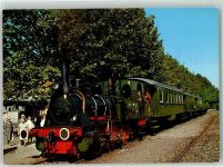 77855 W7590 Achern , Baden Foto AK Eisenbahn Lokomotive Nr. 28