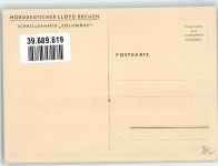 Nordd. Loyd Bremen Dampfer Columbus