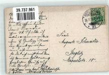 Kind Regenschirm Brief Korb mit Blumen Geburtstag Scheuermann, W. 1912