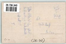Mann und Frau spielen zum Entzücken des Pudels Verstecken Poesie / Liebe Künstlerkarte WSSB 6426 Kaskeline, F. Gebrauchsspuren
