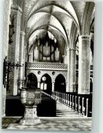 19370 O2850 Parchim Foto AK Kirche St. Georgen Kirchenorgel