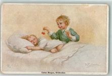 Baby Kirschen Geschwister Primus Nr. 1122 Wohlgemuth & Lissner Fialkowska, W. Gebrauchsspuren