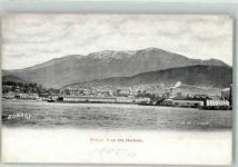 Hobart 1905 Foto AK Hafen Australien
