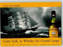 La Trinite-sur-Mer Cutty Sark Wisky du Grand Large Segelschiff 3 Master Alkoholwerbung