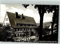 59939 W5787 Olsberg Foto AK Kurhaus am See