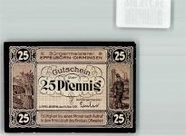 66571 W6686 Eppelborn 1921 Notgeldschein 25 Pfennig Gutschein Kaisereiche