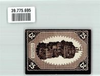 66571 W6686 Eppelborn 1921 Notgeldschein 25 Pfennig Gutschein Kaisereiche