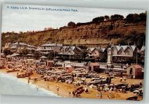 Shanklin Foto AK Schwimmbad Strand Esplanade