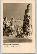 Reifträgerbaude 1934 Foto AK Riesengebirge Winter