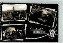 35683 W6340 Dillenburg Foto AK Wilhelmsturm Schloss Gewölbe Ev. Kirche