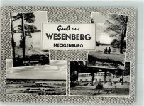 17255 O2084 Wesenberg , Meckl - Grosser Labussee Kleiner Weisser See Strandcafe