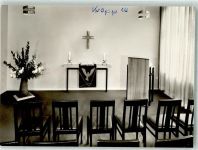 24848 W2382 Kropp b Schleswig Foto AK Ev. Diakonissen-Anstalt Bethanien Andachtsraum