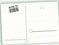 sign.Zeller Wolfgang Frau Kind Stricken Künstlerkarte