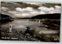 53940 W5374 Hellenthal , Eifel Foto AK Oleftalsperre Sperrmauer Fotograf Robert Cornely